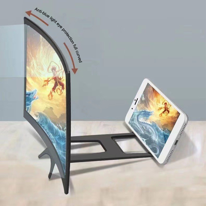 Digital Magnifier Reading - 【12 Zoll großer Bildschirm, 3D-HD-Verstärker, gebogener