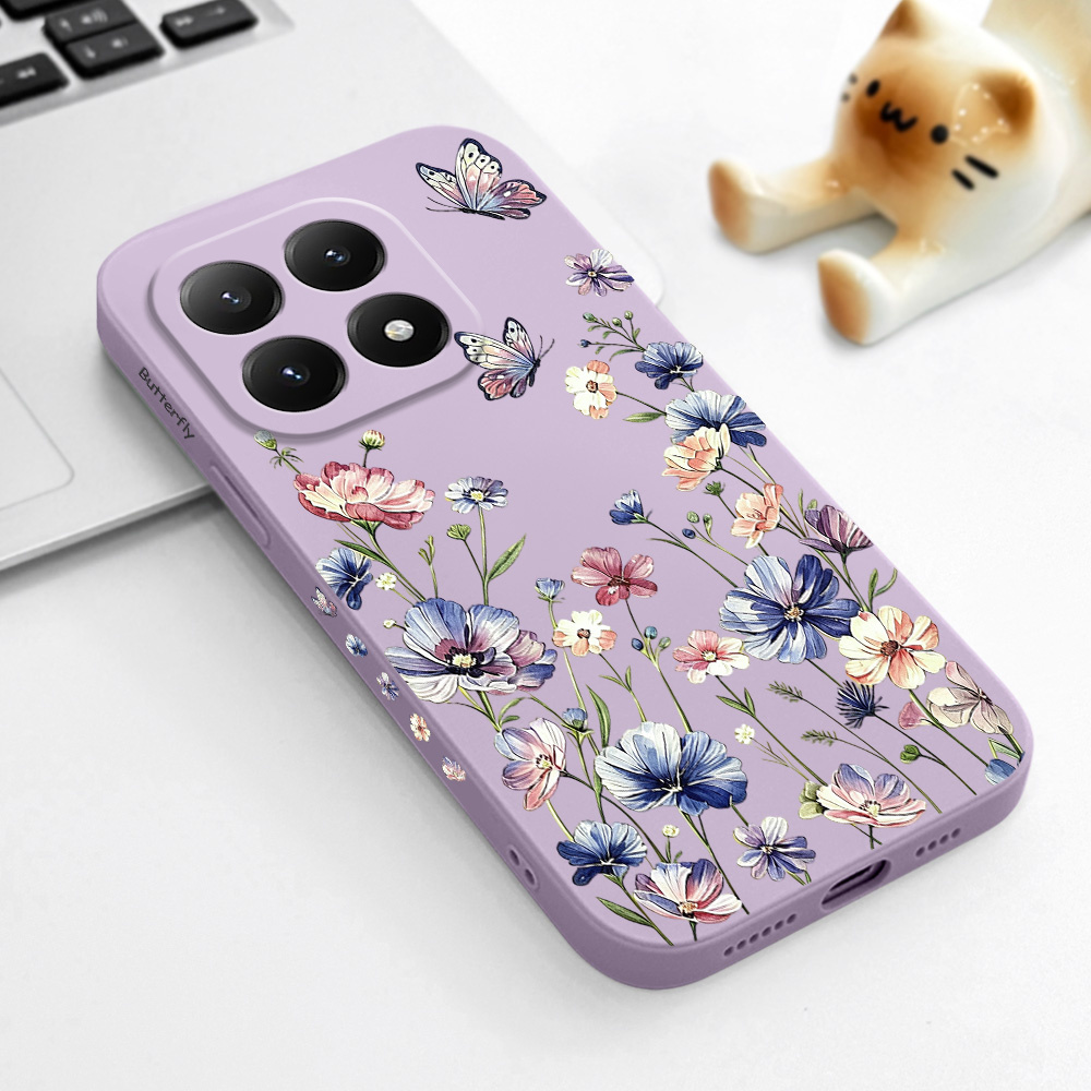 Xiaomi Poco X6 - Butterfly Hush Handyhülle für Xiaomi Poco
