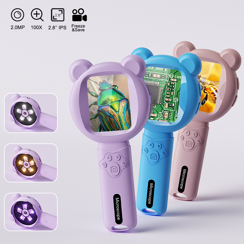 Digital Magnifier Reading - Digitale Lupe für Kinder, 2,8-Zoll-Bildschirm, tragbares