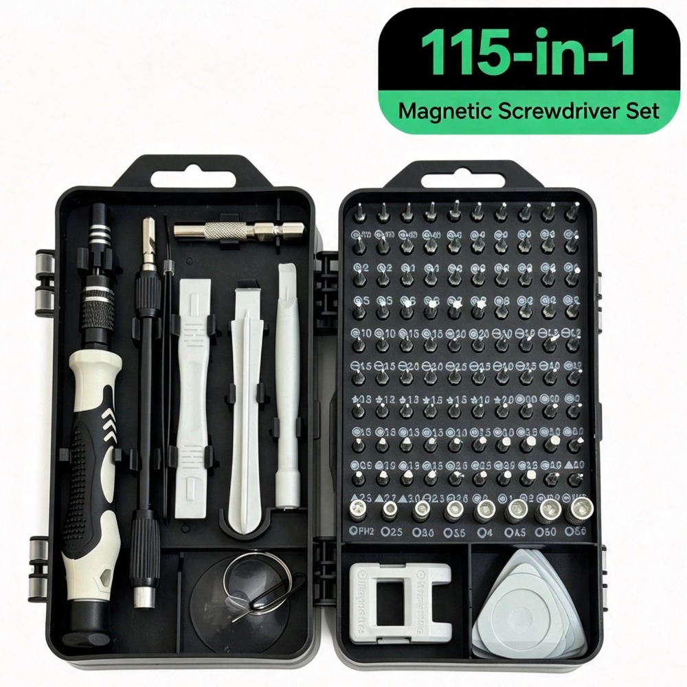 115-in-1 Präzisions-Schraubend – Electronics Repair Gadgets Bewertung und Preis